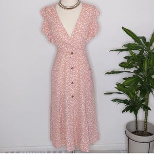 Sienna Sky pink white floral dress